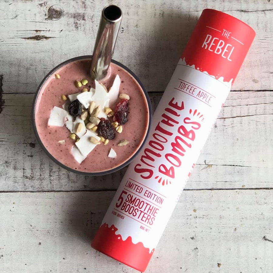 Toffee Apple, Strawberries & Pineapple Smoothie