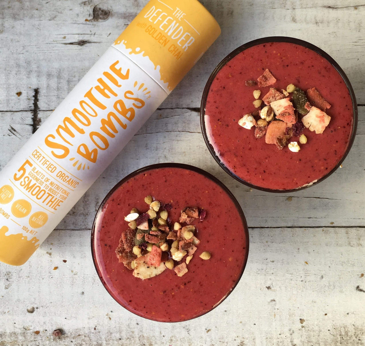 Berry Wake Me Up Smoothie Recipe The Smoothie Bombs