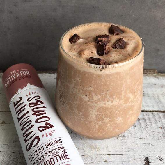 Choc Mint Banana Smoothie Recipe &ndash; The Smoothie Bombs