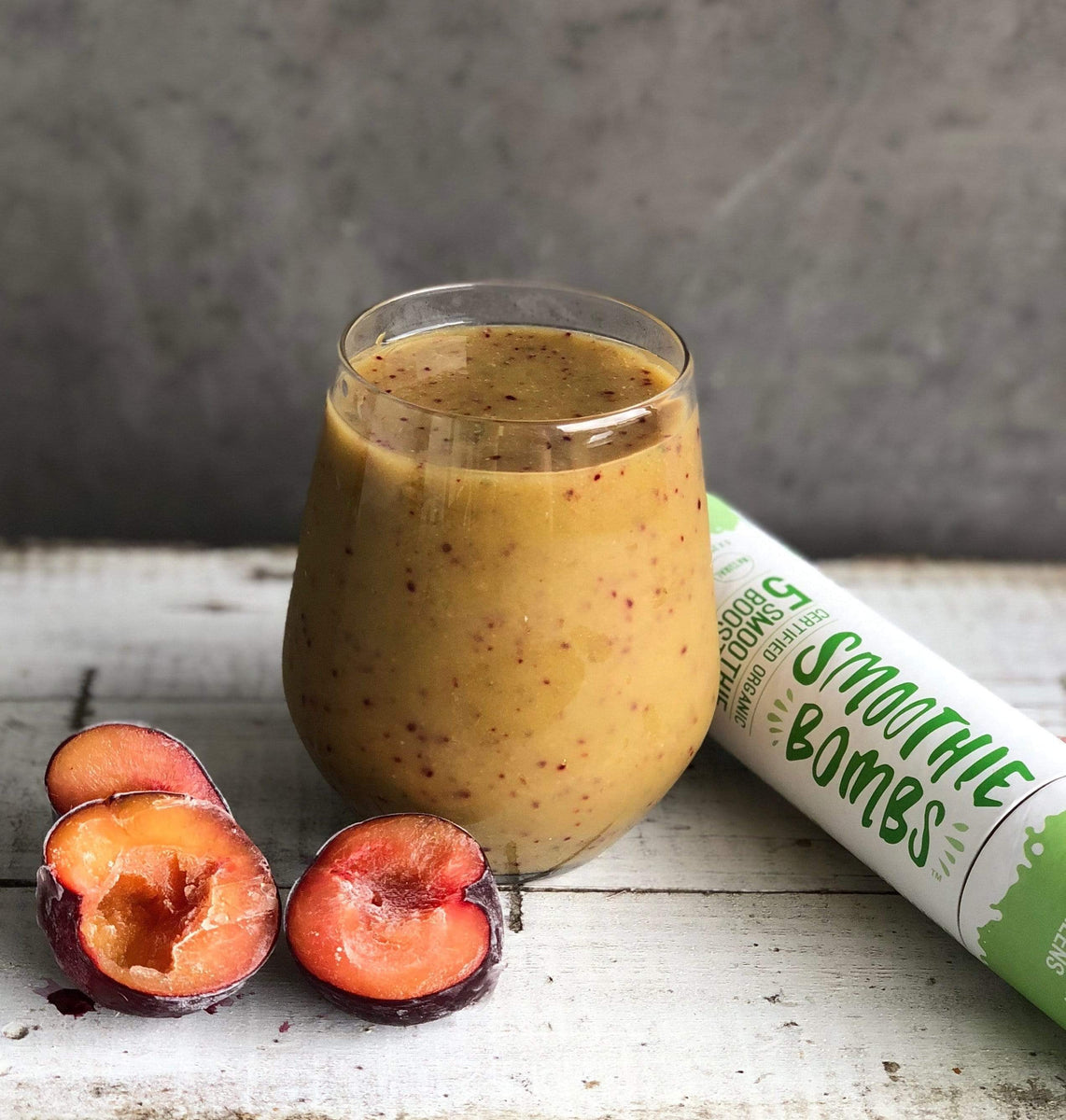 Super Greens & Plum Smoothie Recipe – The Smoothie Bombs