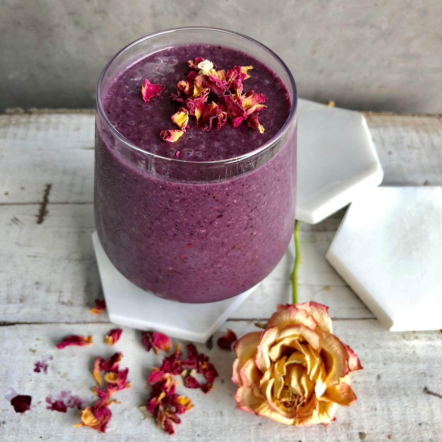 Berry and Rose Smoothie