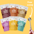 Load image into Gallery viewer, The Smoothie Bombs 500g x 6 flavours + FREE Reusable Scoop Spoon Mega Protein Bundle