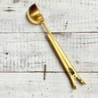 Load image into Gallery viewer, The Smoothie Bombs Gold Scoop Spoon With Clip