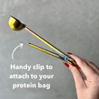 Load image into Gallery viewer, The Smoothie Bombs Rainbow Scoop Spoon With Clip