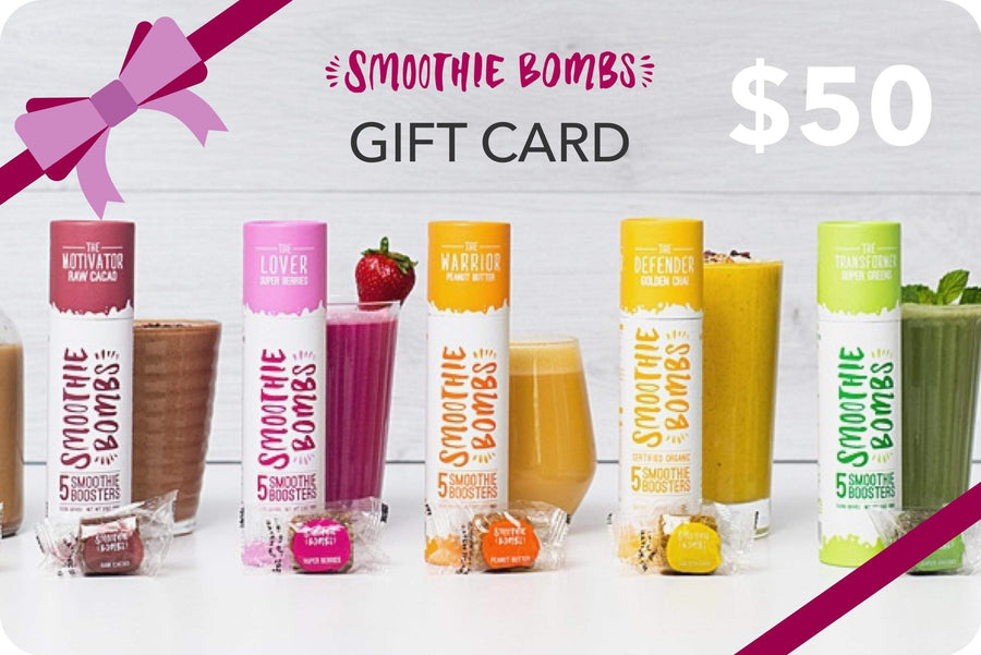 The Smoothie Bombs $50.00 Gift Card