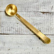 Load image into Gallery viewer, The Smoothie Bombs Gold Scoop Spoon With Clip