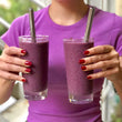 Load image into Gallery viewer, The Smoothie Bombs Set of 3 Straws Reusable Thick Smoothie Straw Set