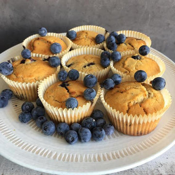 Blueberry & PB muffins