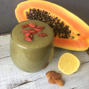 Papaya Greens Smoothie