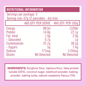 The Smoothie Bombs 200g The Bomb Protein Pancakes - Berry