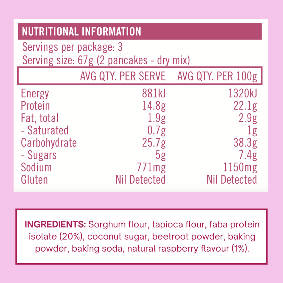 The Smoothie Bombs 200g The Bomb Protein Pancakes - Berry