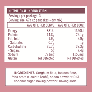 The Smoothie Bombs 200g The Bomb Protein Pancakes - Chocolate