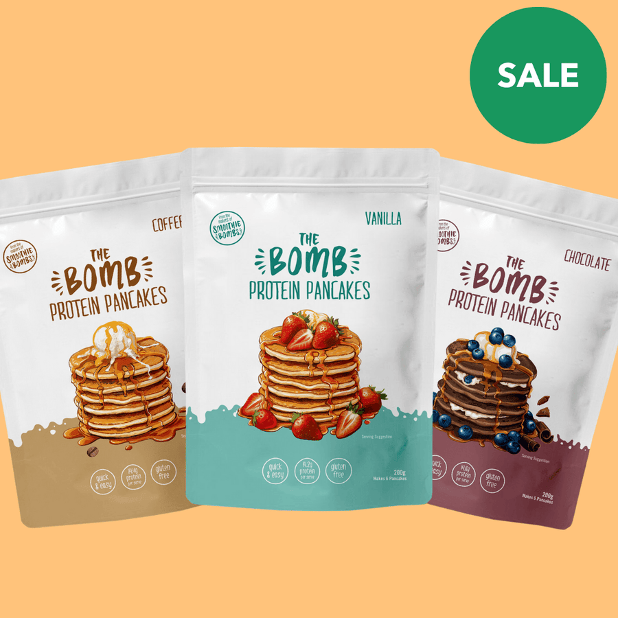 The Smoothie Bombs 200g x 3 Flavours Protein Pancakes Bundle