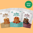 Load image into Gallery viewer, The Smoothie Bombs 200g x 3 Flavours Protein Pancakes Bundle
