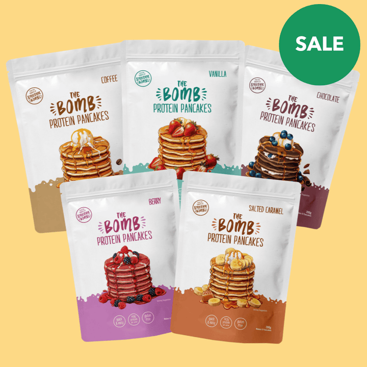 The Smoothie Bombs 200g x 5 Flavours Mega Protein Pancakes Bundle