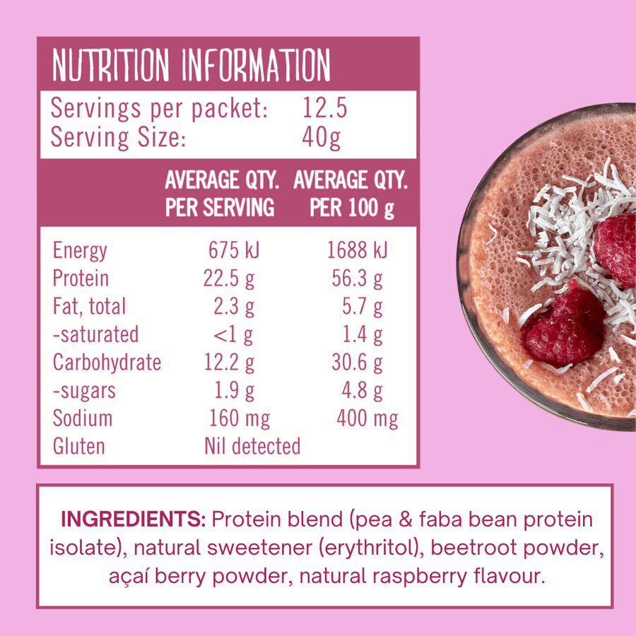 The Smoothie Bombs 500g x 3 flavours Fruit Sensation Protein Trio