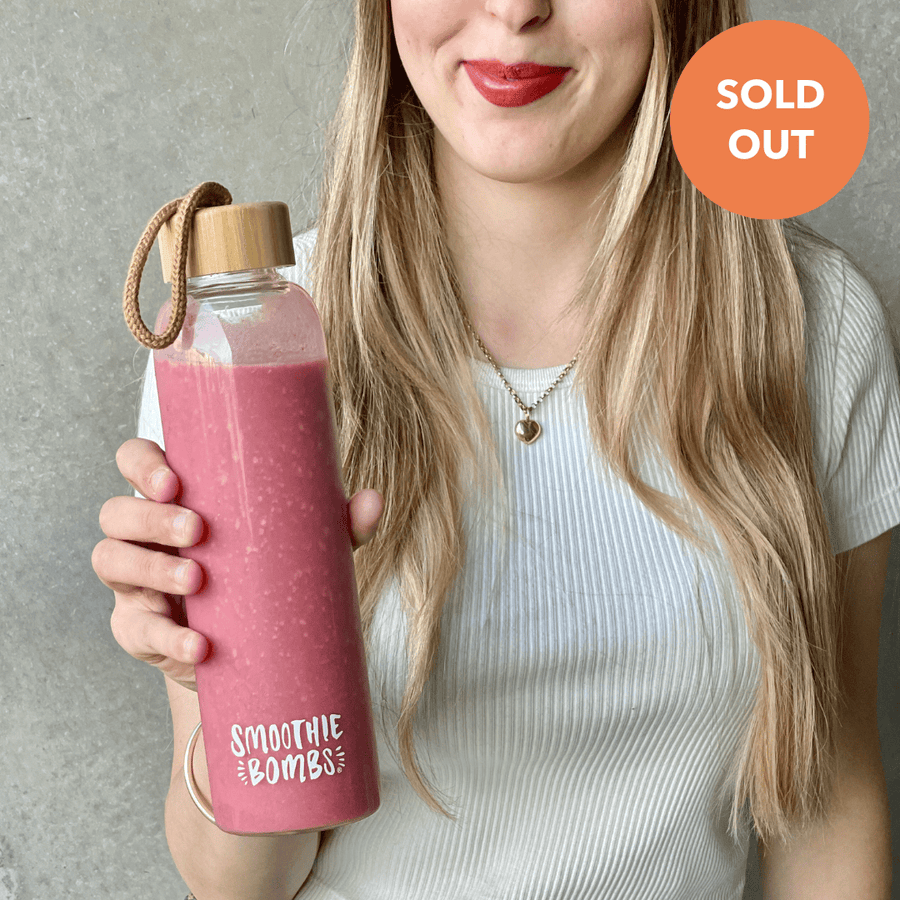 The Smoothie Bombs 650ml Glass Smoothie Bottle