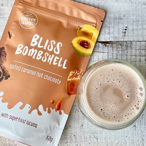 The Smoothie Bombs Bliss Bombshell  Salted Caramel Hot Chocolate