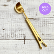 Load image into Gallery viewer, The Smoothie Bombs Gold Scoop Spoon With Clip
