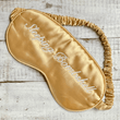 Load image into Gallery viewer, The Smoothie Bombs Gold Sleep Eye Mask
