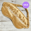 Load image into Gallery viewer, The Smoothie Bombs Gold Sleep Eye Mask
