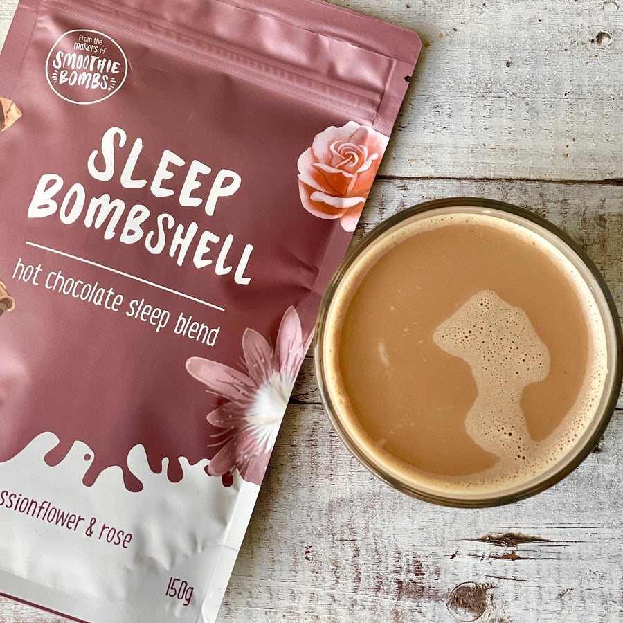 The Smoothie Bombs Sleep Bombshell Rose Hot Chocolate