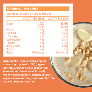 The Smoothie Bombs The Warrior Peanut Butter