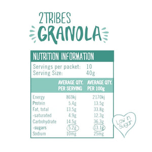 The Smoothie Bombs 400g bag 2 Tribes Granola