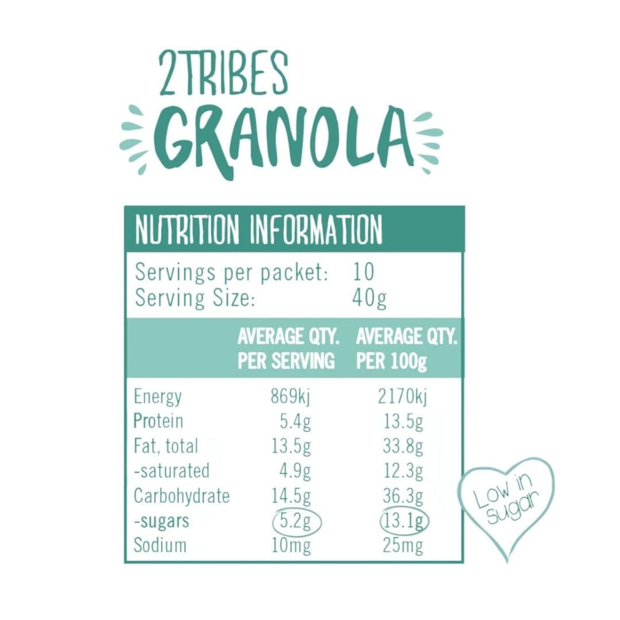 The Smoothie Bombs 400g bag 2 Tribes Granola