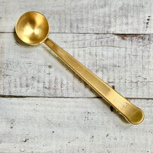 The Smoothie Bombs Gold Scoop Spoon With Clip