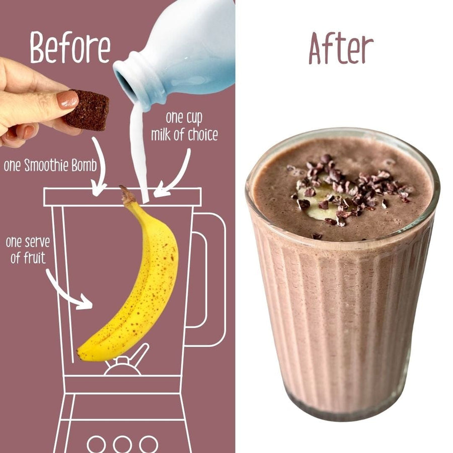 The Smoothie Bombs The Motivator Raw Cacao